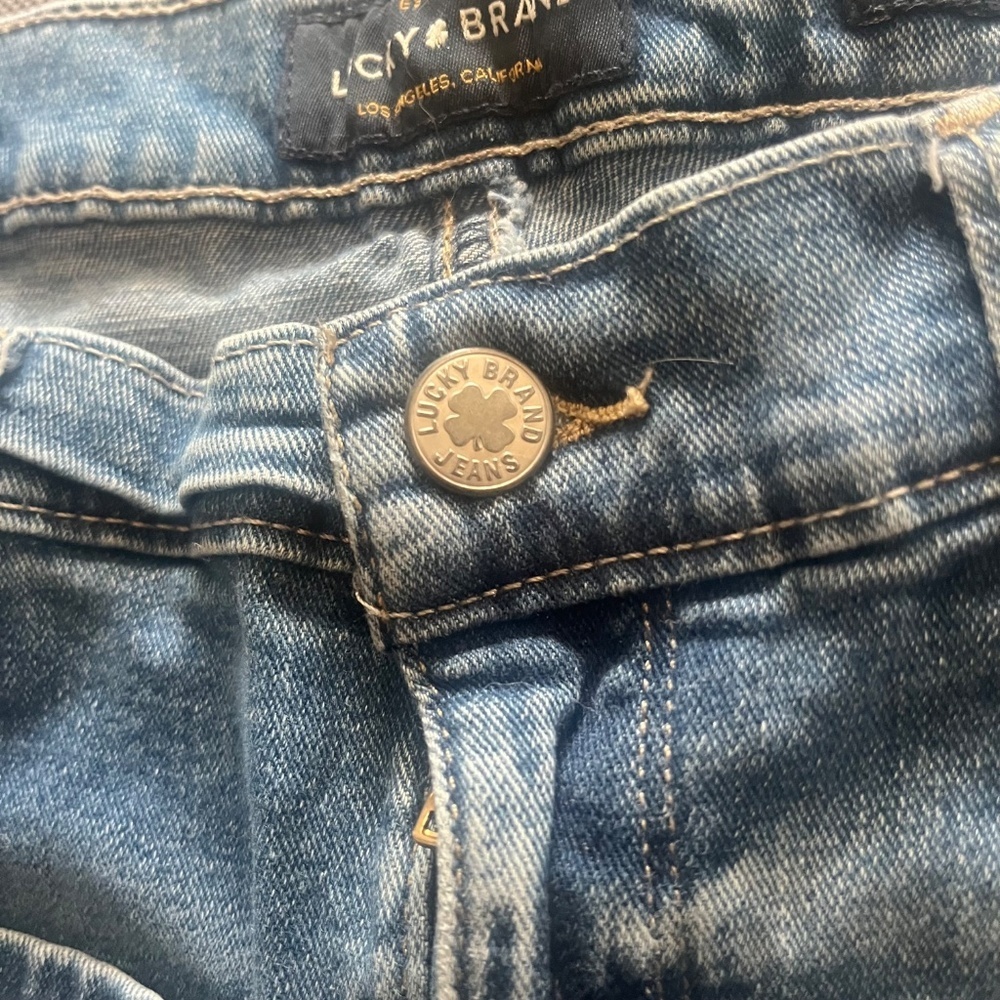 Lucky Brand Denim Light Wash Blue Jeans Brooke Crop Size 8/29 Woman’s Pants - Picture 7 of 9